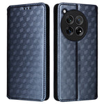 For OnePlus Ace 3 5G / 12R 5G Phone Cover Magnetic Rhombus Pattern Leather Case