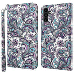 For Samsung Galaxy A35 5G Cell Phone Case PU Leather Stand Cover with 3D Pattern