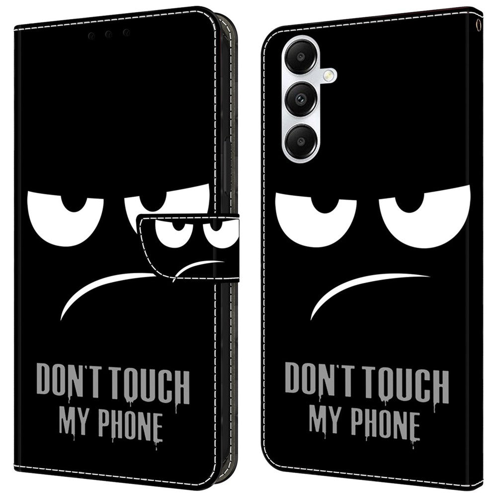 For Samsung Galaxy A35 5G Case Leather Printed 3D Pattern Phone Stand Cover