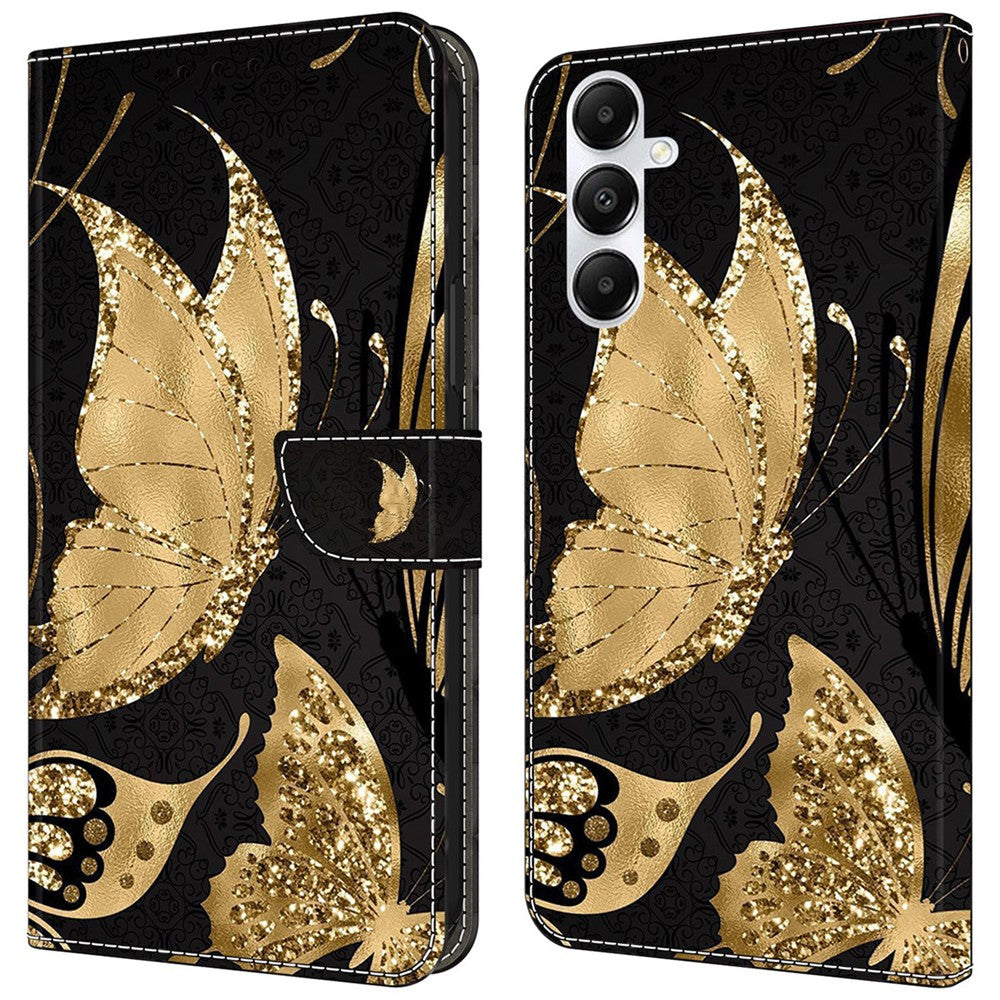For Samsung Galaxy A35 5G Case Leather Printed 3D Pattern Phone Stand Cover