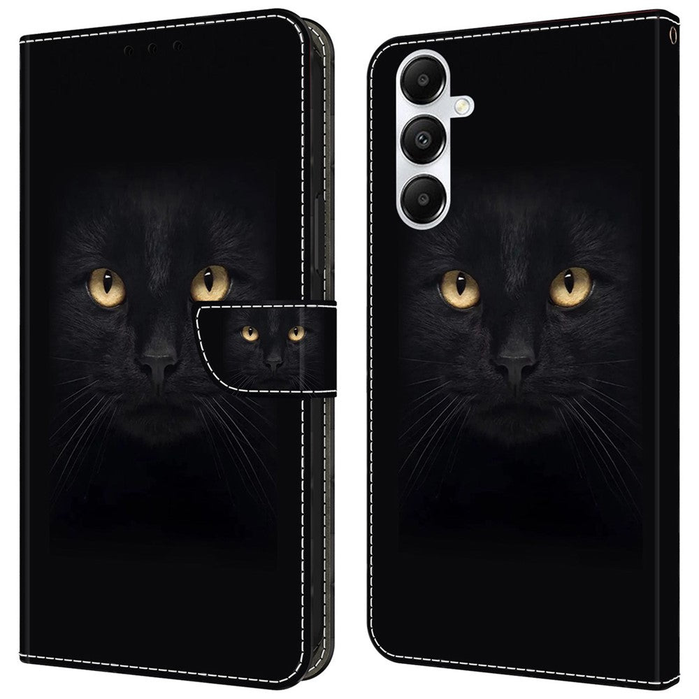 For Samsung Galaxy A35 5G Case Leather Printed 3D Pattern Phone Stand Cover