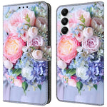For Samsung Galaxy A35 5G Case Leather Printed 3D Pattern Phone Stand Cover