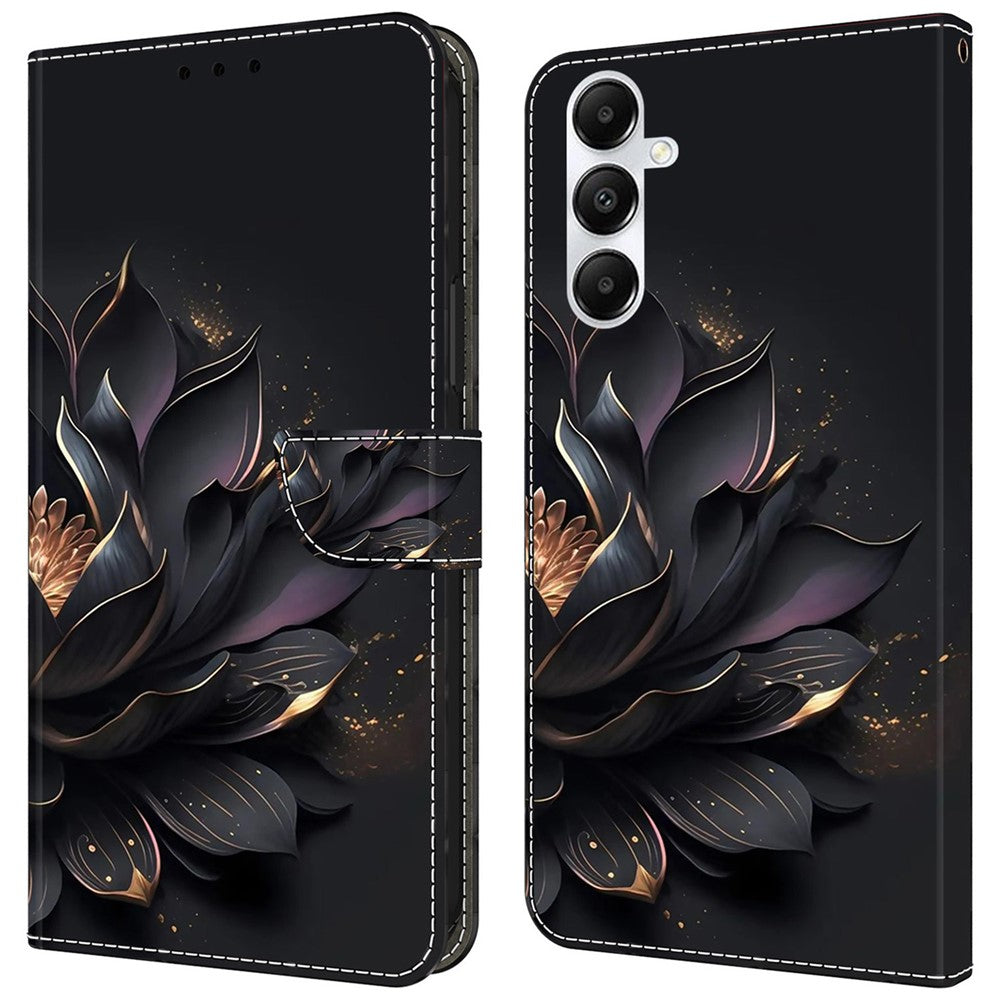 For Samsung Galaxy A35 5G Case Leather Printed 3D Pattern Phone Stand Cover