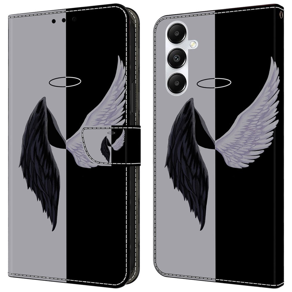 For Samsung Galaxy A35 5G Case Leather Printed 3D Pattern Phone Stand Cover