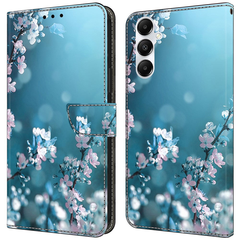 Til Samsung Galaxy A55 5G Magnetisk Etui 3D Mønstertryk Kortholder Telefoncover