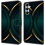 Til Samsung Galaxy A55 5G Magnetisk Etui 3D Mønstertryk Kortholder Telefoncover