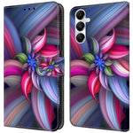 Til Samsung Galaxy A55 5G Magnetisk Etui 3D Mønstertryk Kortholder Telefoncover