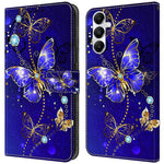Til Samsung Galaxy A55 5G Magnetisk Etui 3D Mønstertryk Kortholder Telefoncover