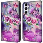 Til Samsung Galaxy A55 5G Magnetisk Etui 3D Mønstertryk Kortholder Telefoncover