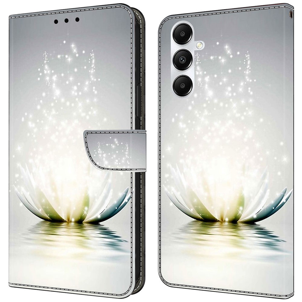 Til Samsung Galaxy A55 5G Magnetisk Etui 3D Mønstertryk Kortholder Telefoncover
