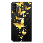 For Samsung Galaxy A25 5G (Global) (161.0 x 76.5 x 8.3mm) Case Leather 3D Pattern Phone Cover