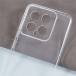 For Xiaomi 14 Cell Phone Case Clear Watermark-free 2.0mm TPU Back Shell