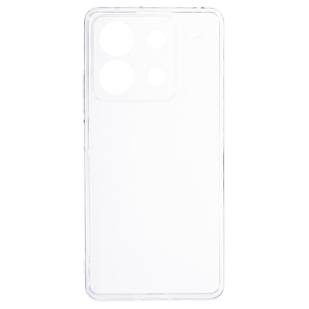 For Xiaomi Redmi Note 13 5G / 13 5G (China) Clear Case Watermark-free Slim-Fit TPU Phone Protector