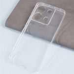 Xiaomi Redmi Note 13 Pro 5G / Poco X6 5G-skal Vattenstämpelfritt 2,0 mm transparent mobilmobilskal
