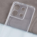 Xiaomi Redmi Note 13 Pro 5G / Poco X6 5G-skal Vattenstämpelfritt 2,0 mm transparent mobilmobilskal