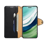 DENIOR For Huawei Mate 60 Pro / 60 Pro+ Case Cowhide Texture Card Holder Phone Cover