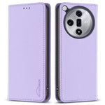 BINFEN COLOR BF18 För Oppo Find X7 Ultra mobilskal Magnetisk Stängning Flip Läderfodral