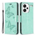 For Xiaomi Redmi Note 13 Pro+ 5G Leather Case with Wallet Stand Butterfly Imprinted