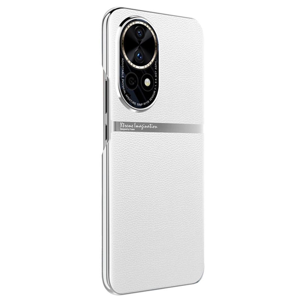 Huawei Nova 12 Pro 5G / Nova 12 Ultra 5G-skal PU-läderbelagt akryl + PC-mobilskal