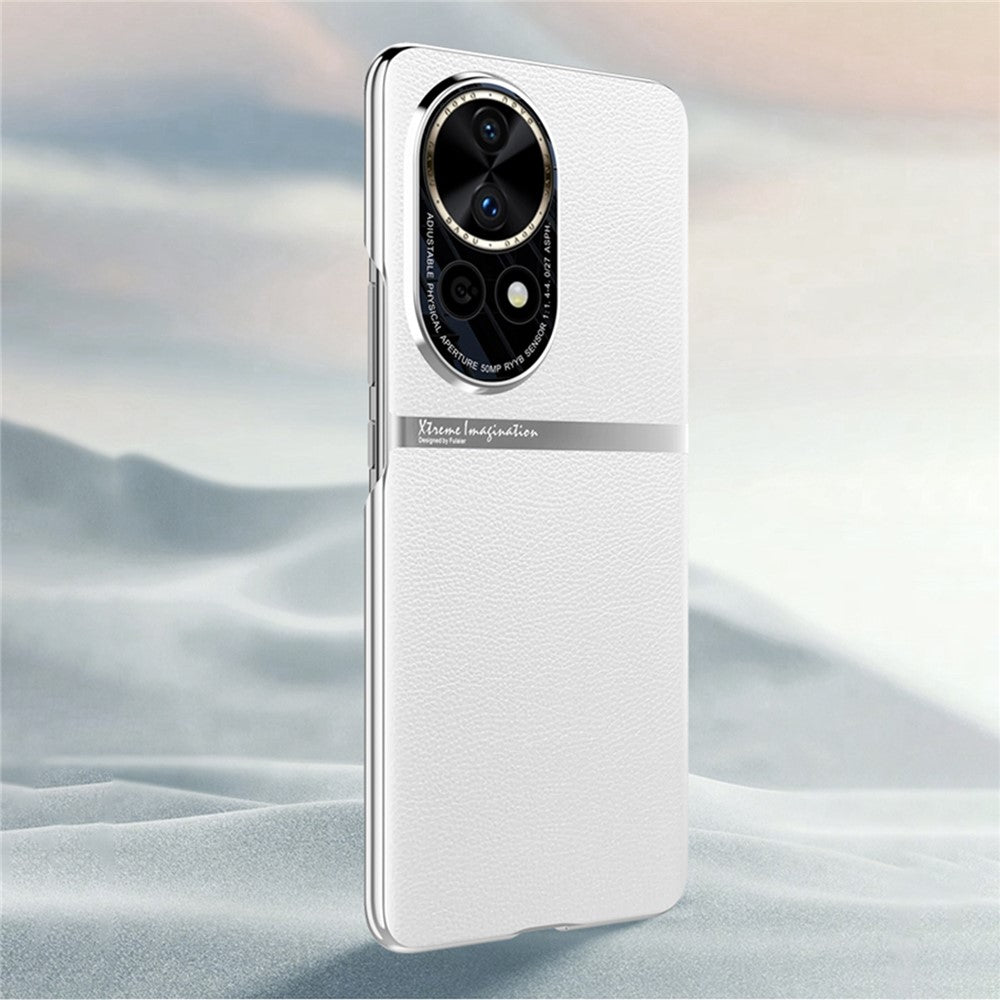 Huawei Nova 12 Pro 5G / Nova 12 Ultra 5G-skal PU-läderbelagt akryl + PC-mobilskal
