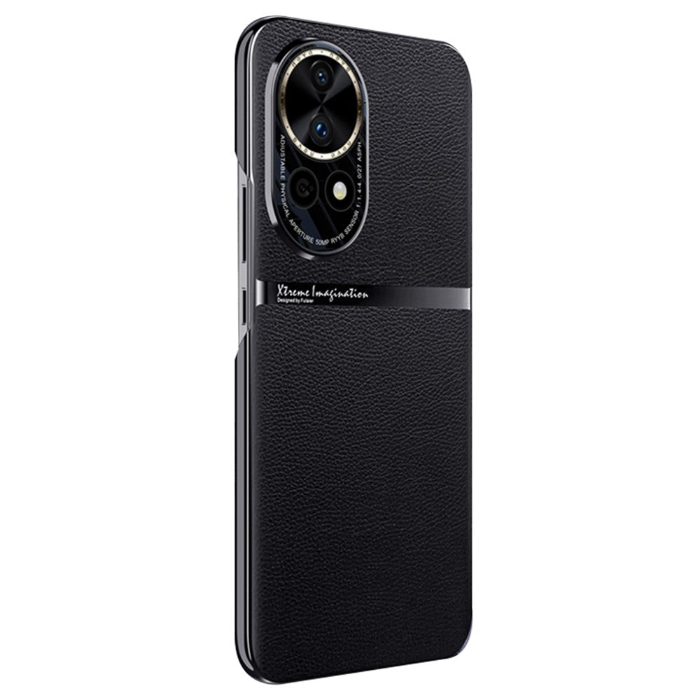 Huawei Nova 12 Pro 5G / Nova 12 Ultra 5G-skal PU-läderbelagt akryl + PC-mobilskal