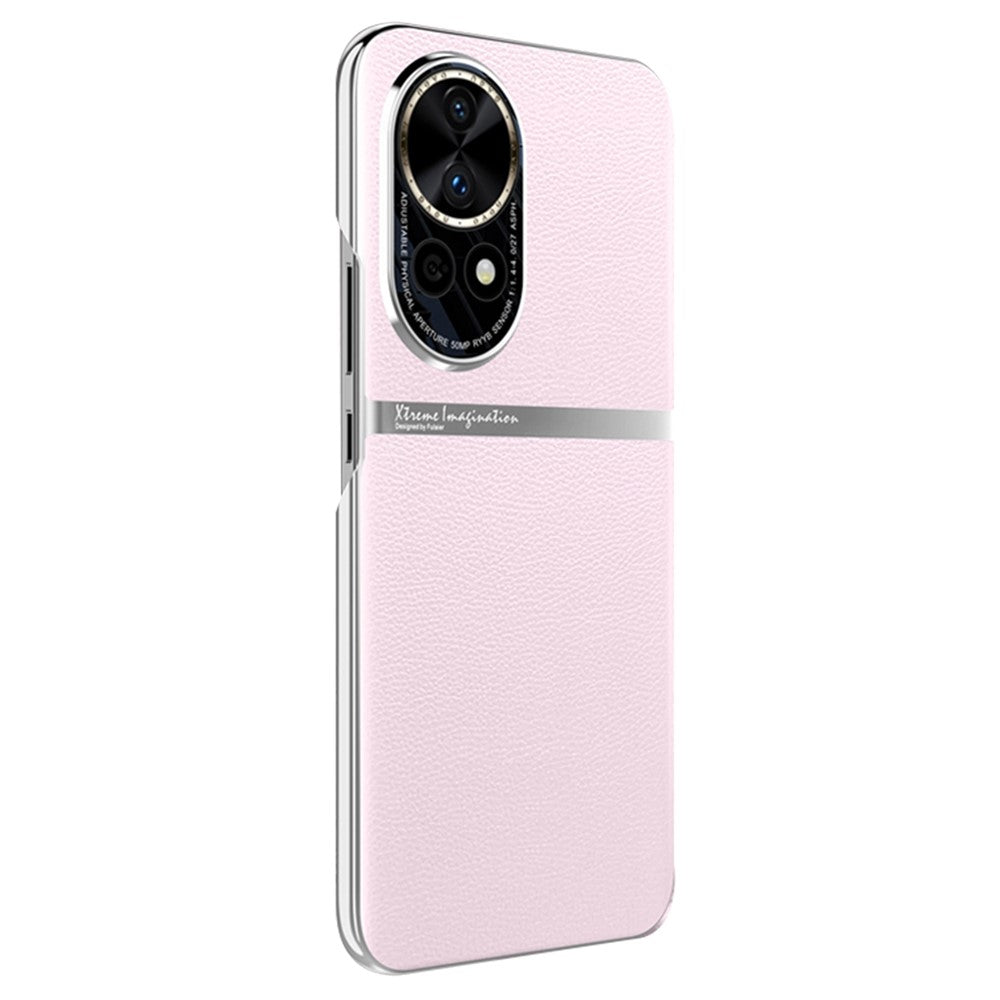 Huawei Nova 12 Pro 5G / Nova 12 Ultra 5G-skal PU-läderbelagt akryl + PC-mobilskal