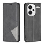 For Xiaomi Redmi Note 13 Pro+ 5G Case PU Leather Phone Cover with TPU Shockproof Shell
