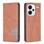 For Xiaomi Redmi Note 13 Pro+ 5G Case PU Leather Phone Cover with TPU Shockproof Shell