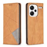 For Xiaomi Redmi Note 13 Pro+ 5G Case PU Leather Phone Cover with TPU Shockproof Shell