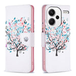 For Xiaomi Redmi Note 13 Pro+ 5G Case with Card Holder PU Leather Pattern Printed Phone Cover
