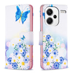 For Xiaomi Redmi Note 13 Pro+ 5G Case with Card Holder PU Leather Pattern Printed Phone Cover