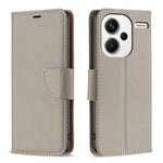 For Xiaomi Redmi Note 13 Pro+ 5G Wallet Case with Wrist Strap Litchi Texture Leather Phone Stand Cover