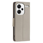 For Xiaomi Redmi Note 13 Pro+ 5G Wallet Case with Wrist Strap Litchi Texture Leather Phone Stand Cover