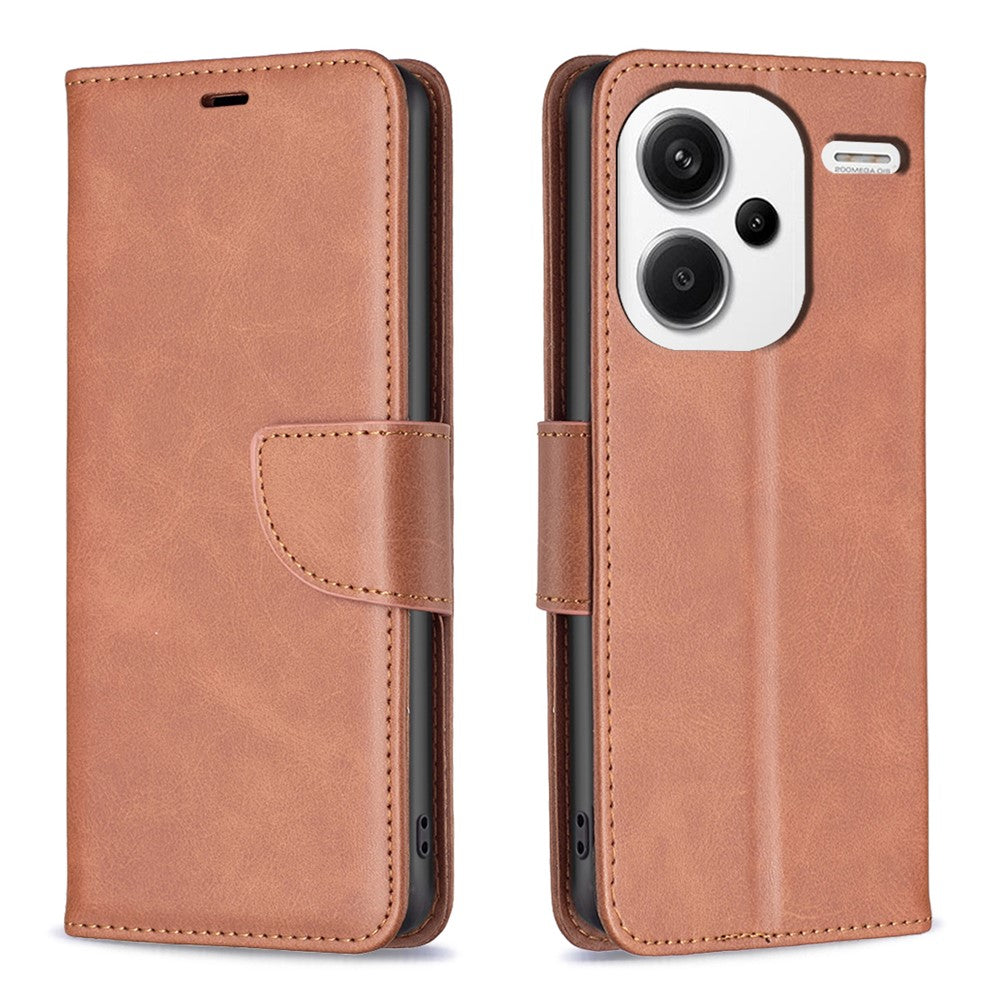 For Xiaomi Redmi Note 13 Pro+ 5G Case Collection Leather Folio Flip Phone Cover Smooth Textured