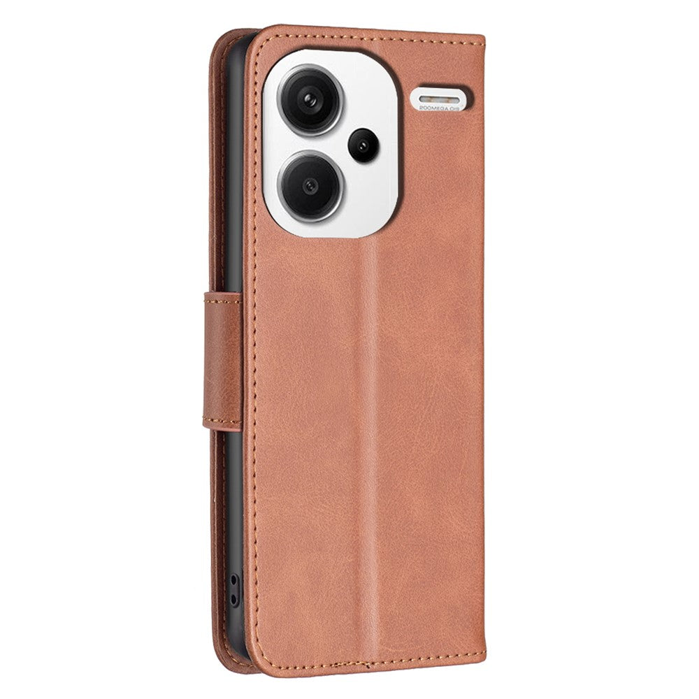 For Xiaomi Redmi Note 13 Pro+ 5G Case Collection Leather Folio Flip Phone Cover Smooth Textured