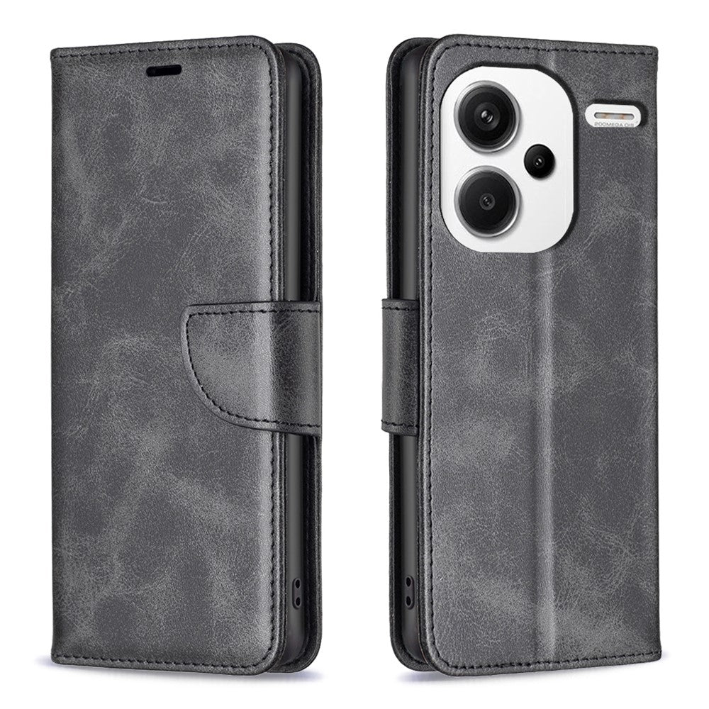 For Xiaomi Redmi Note 13 Pro+ 5G Case Collection Leather Folio Flip Phone Cover Smooth Textured