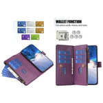 BF Style-19 for Xiaomi Redmi Note 13 Pro+ 5G Leather Wallet Case Zipper Pocket Stand Phone Cover