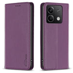 BINFEN COLOR BF18 For Xiaomi Redmi Note 13 5G Leather Cover Magnetic Closure Flip Phone Case
