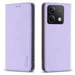 BINFEN COLOR BF18 For Xiaomi Redmi Note 13 5G Leather Cover Magnetic Closure Flip Phone Case