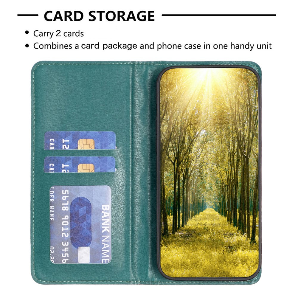 BINFEN COLOR For Xiaomi Redmi Note 13 5G Case with Card Holder PU Leather Phone Stand Cover