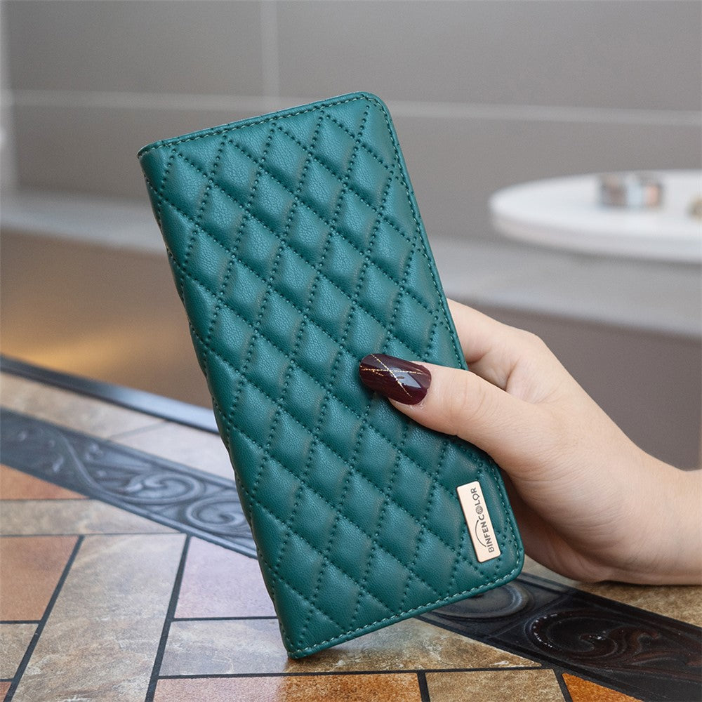 BINFEN COLOR For Xiaomi Redmi Note 13 5G Case with Card Holder PU Leather Phone Stand Cover