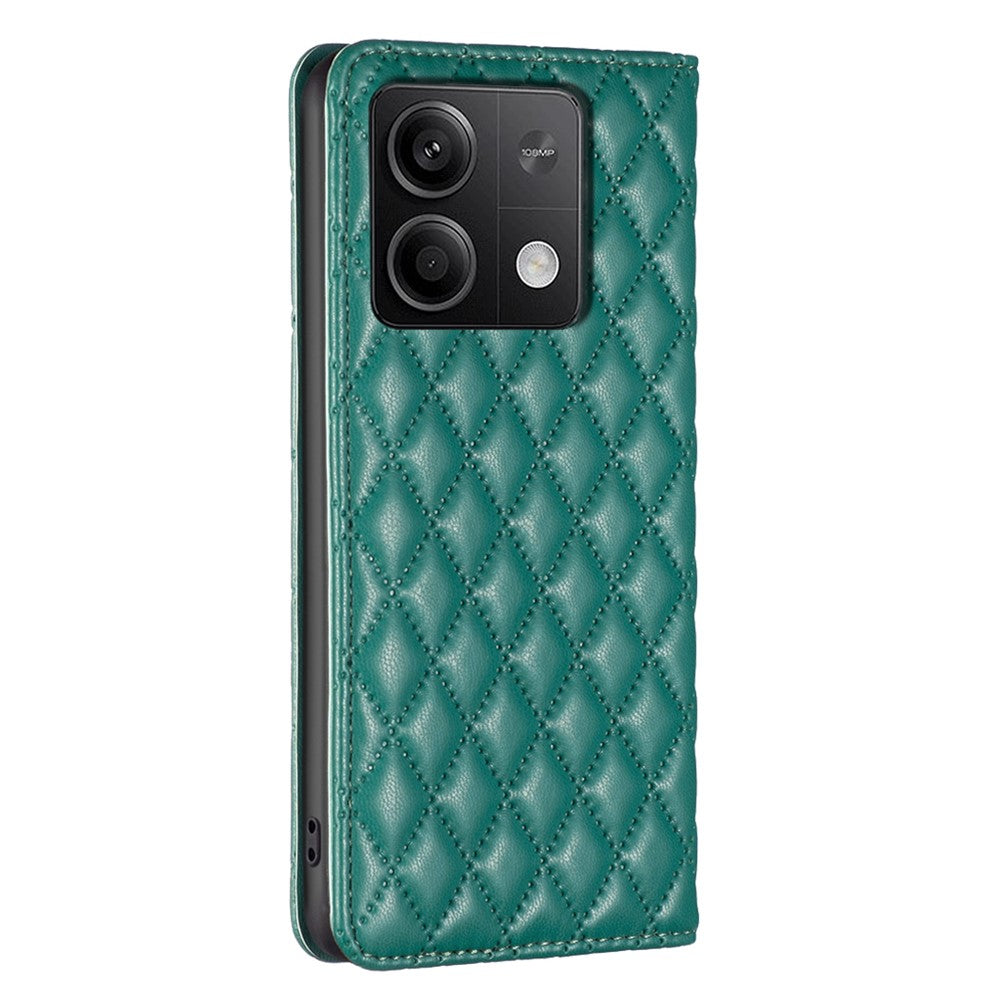 BINFEN COLOR For Xiaomi Redmi Note 13 5G Case with Card Holder PU Leather Phone Stand Cover