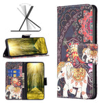 For Xiaomi Redmi Note 13 5G Phone Case Pattern Printing Wallet Leather Cover