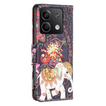 For Xiaomi Redmi Note 13 5G Phone Case Pattern Printing Wallet Leather Cover