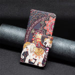 For Xiaomi Redmi Note 13 5G Phone Case Pattern Printing Wallet Leather Cover
