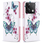 For Xiaomi Redmi Note 13 5G Phone Case Pattern Printing Wallet Leather Cover