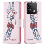 For Xiaomi Redmi Note 13 5G PU Leather Phone Case TPU Inner Shell Pattern Printing Design