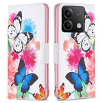 For Xiaomi Redmi Note 13 5G PU Leather Phone Case TPU Inner Shell Pattern Printing Design