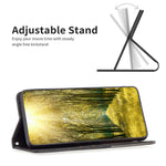 For Xiaomi Redmi Note 13 5G PU Leather Phone Case 2 Card Holders Magnetic Closure