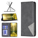 For Xiaomi Redmi Note 13 5G PU Leather Phone Case 2 Card Holders Magnetic Closure